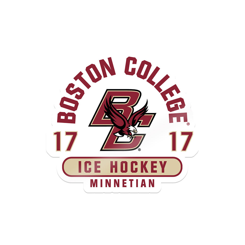 Boston College - NCAA Men's Ice Hockey : Aram Minnetian - Sticker