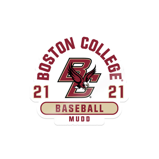 Boston College - NCAA Baseball : Tyler Mudd - Sticker