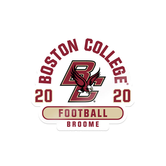 Boston College - NCAA Football : Alex Broome - Sticker