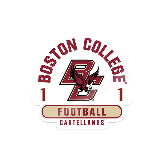 Boston College - NCAA Football : Thomas Castellanos - Sticker