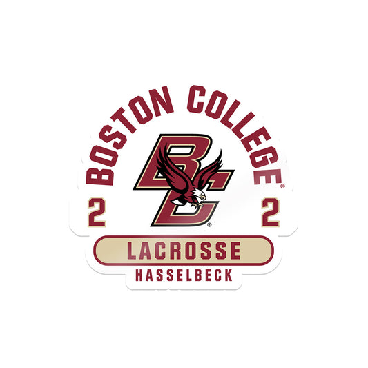 Boston College - NCAA Women's Lacrosse : Mallory Hasselbeck - Sticker