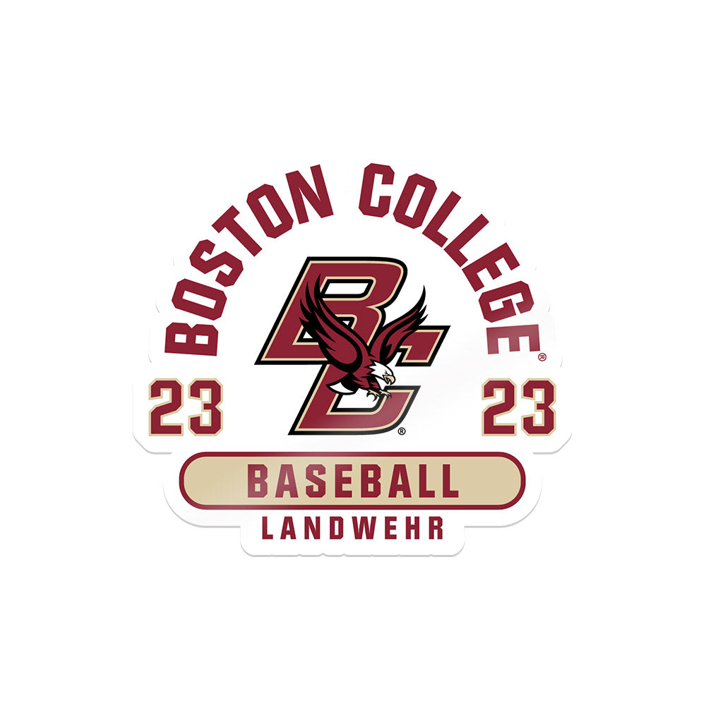 Boston College - NCAA Baseball : Parker Landwehr - Sticker