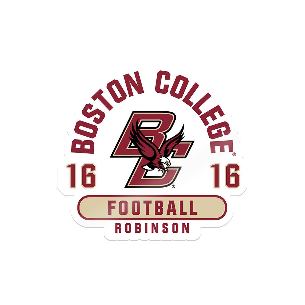 Boston College - NCAA Football : Jacobe Robinson - Sticker