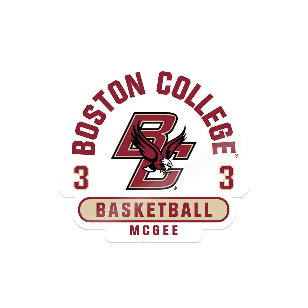 Boston College - NCAA Women's Basketball : Ava McGee - Sticker