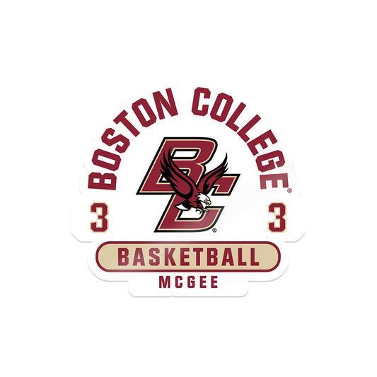 Boston College - NCAA Women's Basketball : Ava McGee - Sticker