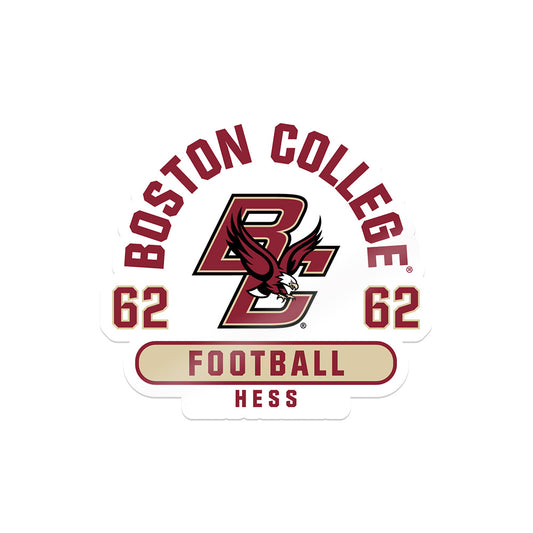 Boston College - NCAA Football : Otto Hess - Sticker