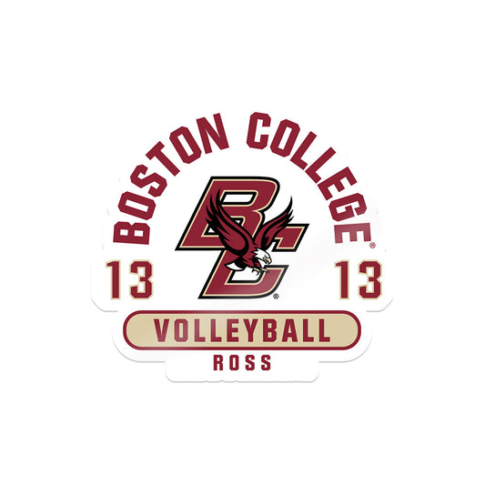 Boston College - NCAA Women's Volleyball : Audrey Ross - Sticker