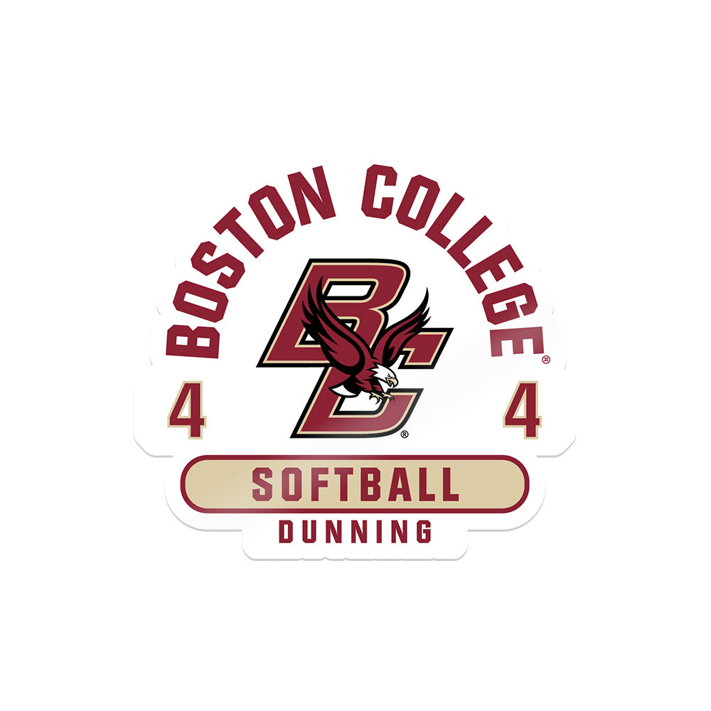 Boston College - NCAA Softball : Abby Dunning - Sticker