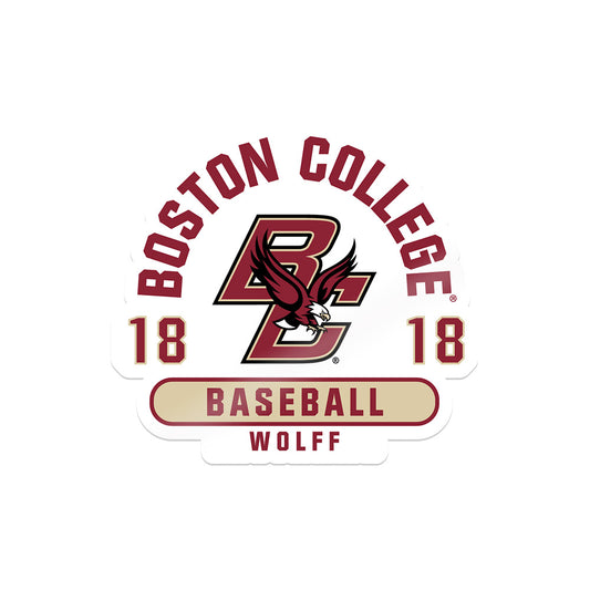 Boston College - NCAA Baseball : Kyle Wolff - Sticker