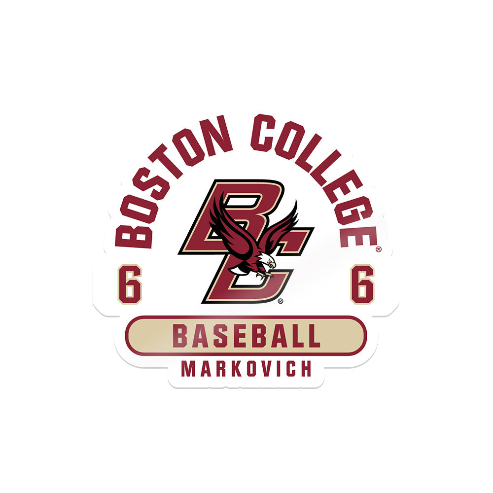 Boston College - NCAA Baseball : Chris Markovich - Sticker