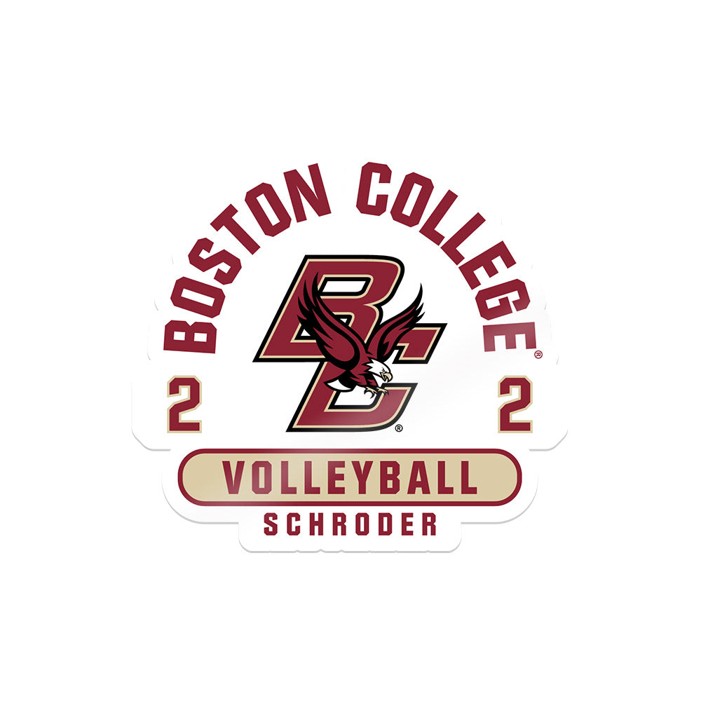 Boston College - NCAA Women's Volleyball : Halle Schroder - Sticker