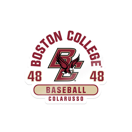 Boston College - NCAA Baseball : AJ Colarusso - Sticker