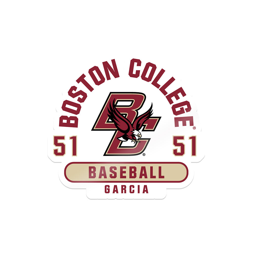 Boston College - NCAA Baseball : Esteban Garcia - Sticker