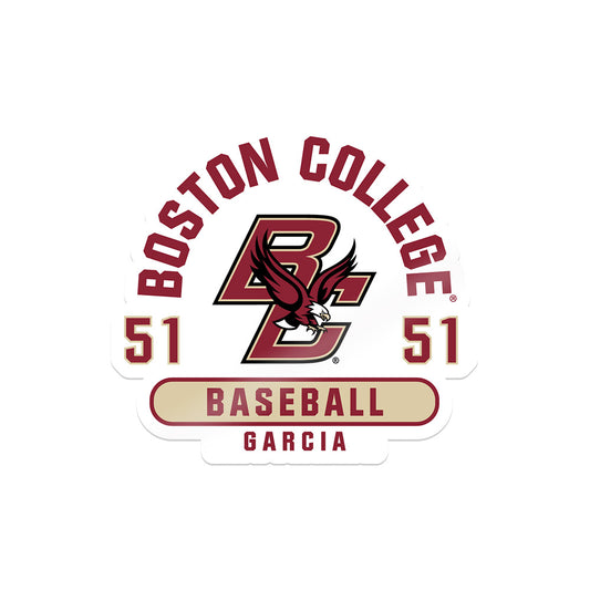 Boston College - NCAA Baseball : Esteban Garcia - Sticker