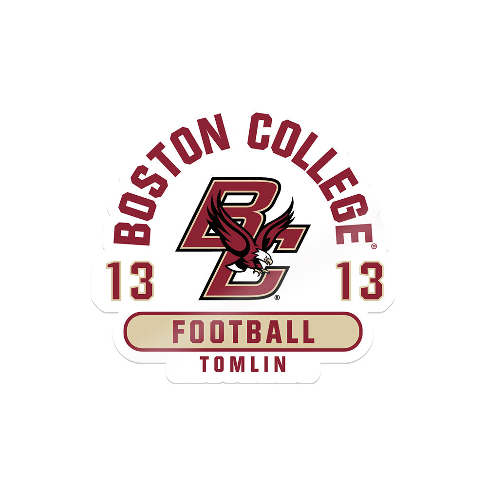 Boston College - NCAA Football : Dino Tomlin - Sticker