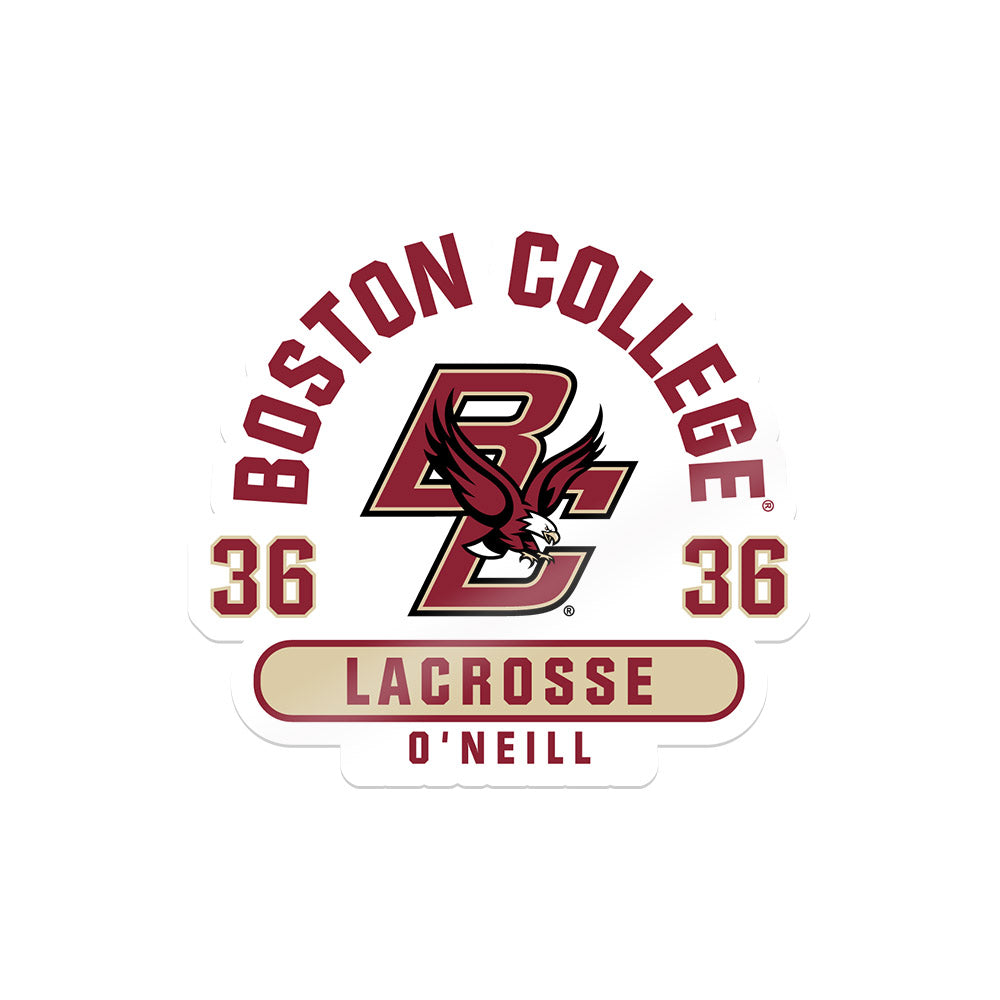 Boston College - NCAA Women's Lacrosse : Lizzie O'Neill - Sticker