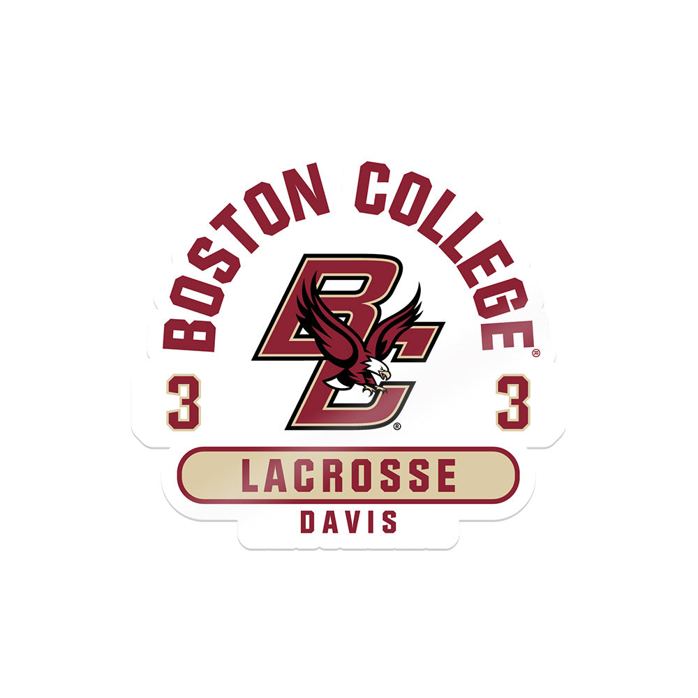 Boston College - NCAA Women's Lacrosse : McKenna Davis - Sticker