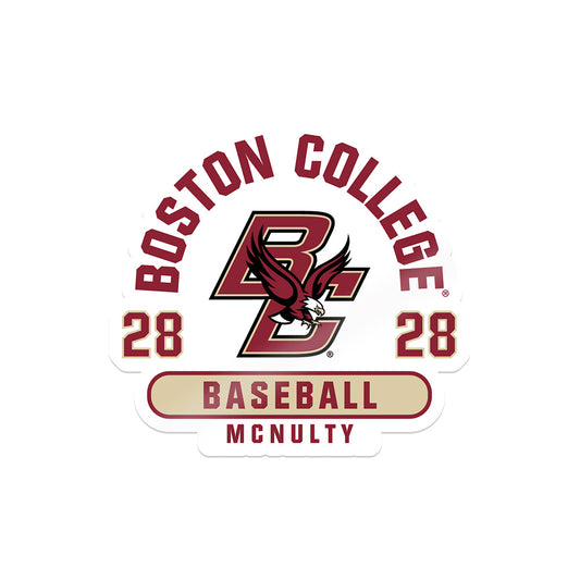 Boston College - NCAA Baseball : Sam McNulty - Sticker