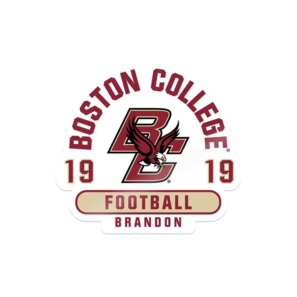 Boston College - NCAA Football : Jack Brandon - Sticker