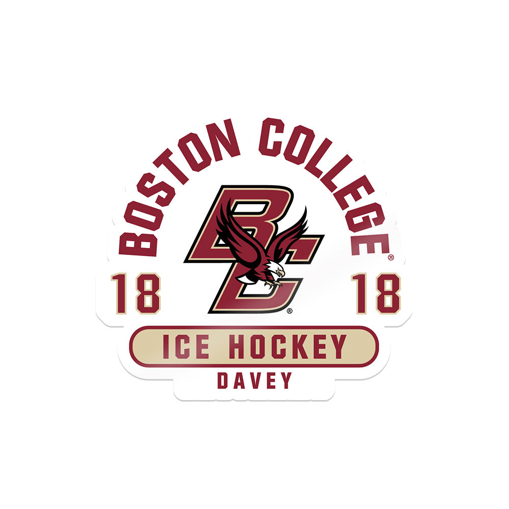 Boston College - NCAA Men's Ice Hockey : Paul Davey - Sticker