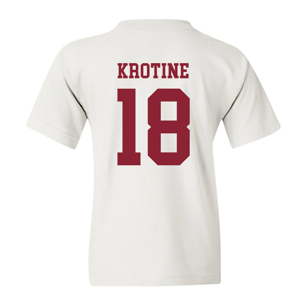 SCU - NCAA Softball : Claire Krotine - Classic Shersey Youth T-Shirt-2