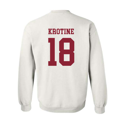 SCU - NCAA Softball : Claire Krotine - Classic Shersey Crewneck Sweatshirt-3