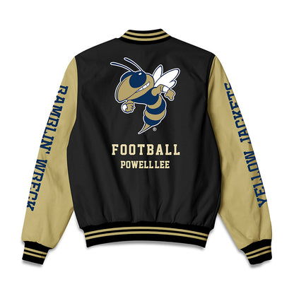 Georgia Tech - NCAA Football : Clayton Powell-Lee - Bomber Jacket