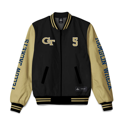 Georgia Tech - NCAA Football : Clayton Powell-Lee - Bomber Jacket