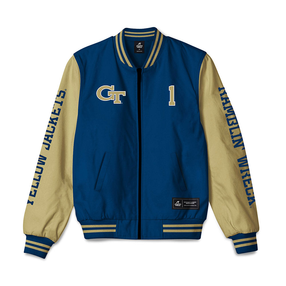 Georgia Tech - NCAA Softball : Abby McKinnis - Bomber Jacket-0