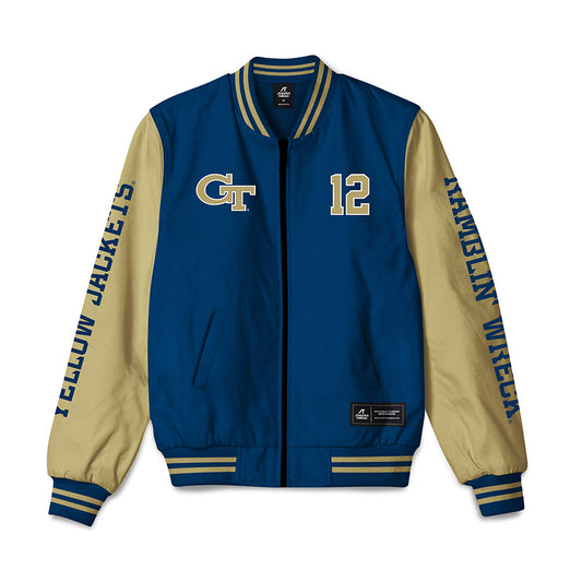 Georgia Tech - NCAA Softball : Gracie King - Bomber Jacket-0