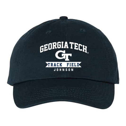 Georgia Tech - NCAA Women's Track & Field : Kendall Johnson - Dad Hat-0