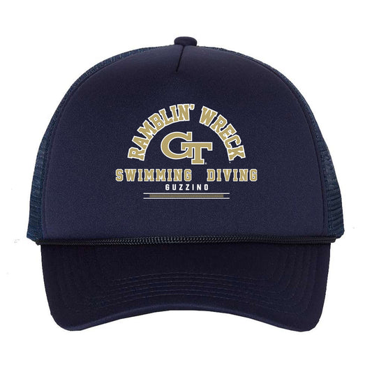 Georgia Tech - NCAA Women's Swimming & Diving : MaryGrace Guzzino - Trucker Hat-0