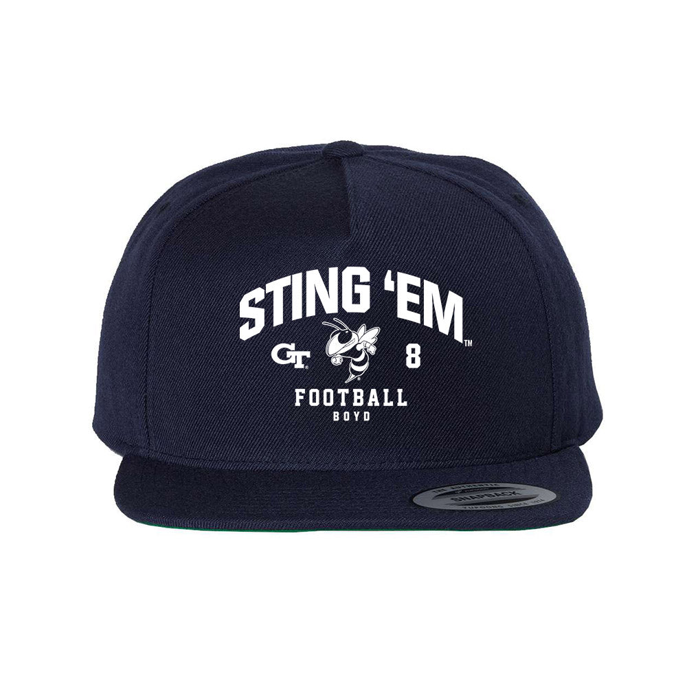 Georgia Tech - NCAA Football : Jordan Boyd - Snapback Hat-0