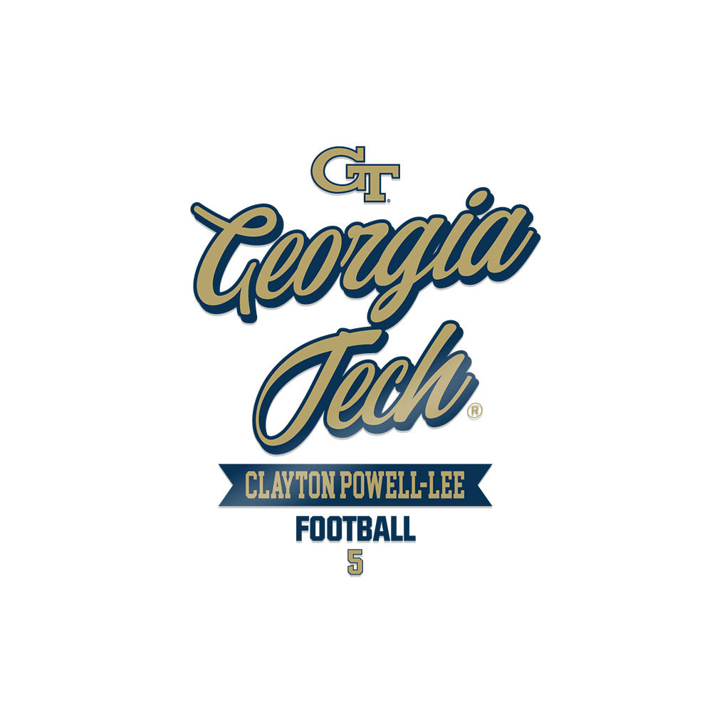 Georgia Tech - NCAA Football : Clayton Powell-Lee - Sticker