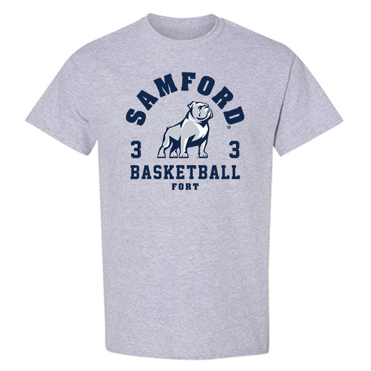 Samford - NCAA Men's Basketball : Trey Fort - Fashion Shersey T-Shirt-0