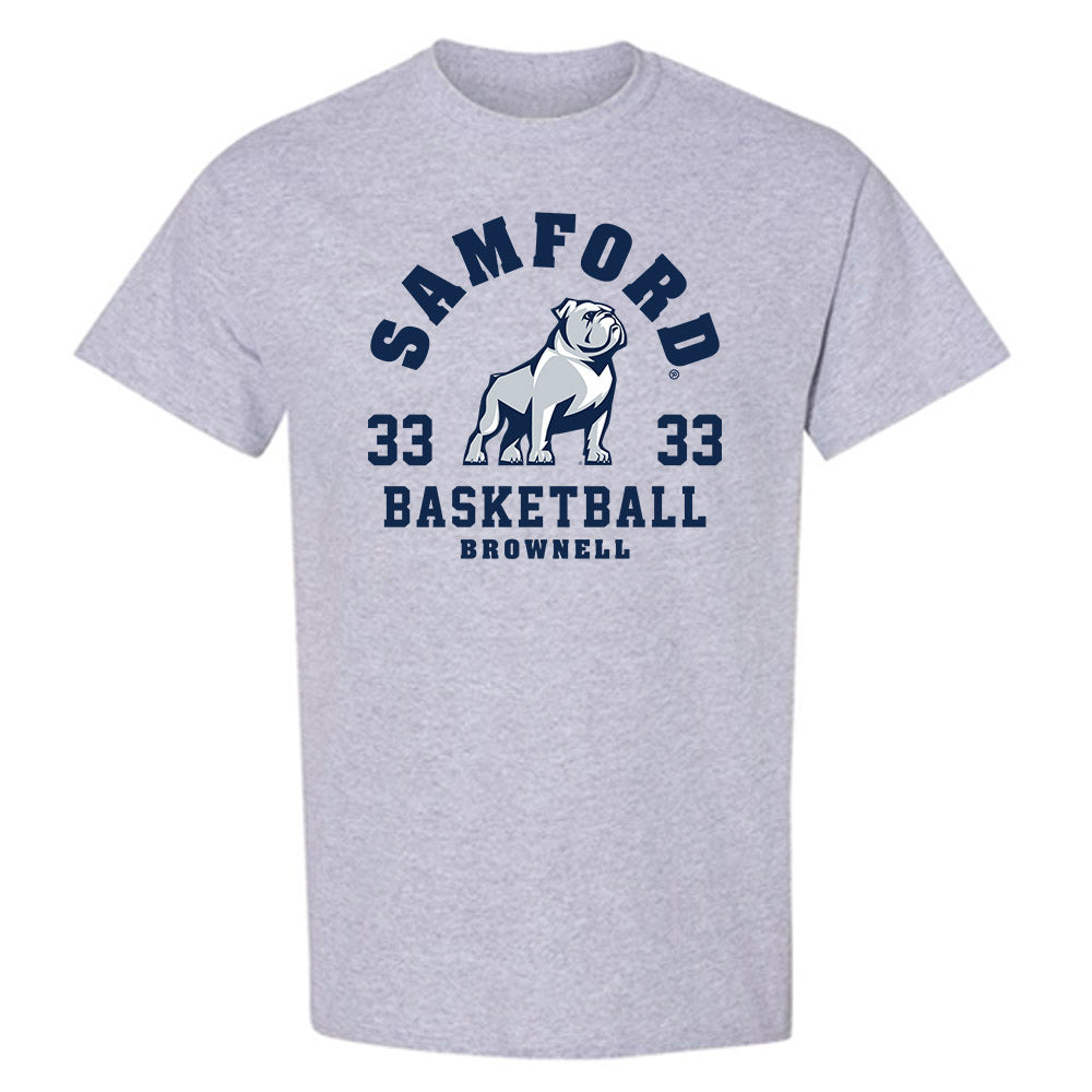 Samford - NCAA Men's Basketball : Jaden Brownell - Fashion Shersey T-Shirt-0