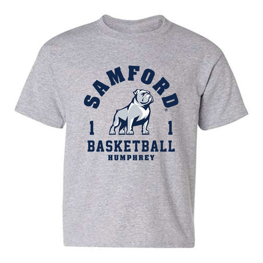 Samford - NCAA Men's Basketball : DaJion Humphrey - Fashion Shersey Youth T-Shirt-0