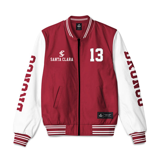 SCU - NCAA Men's Basketball : Christoph Tilly - Bomber Jacket