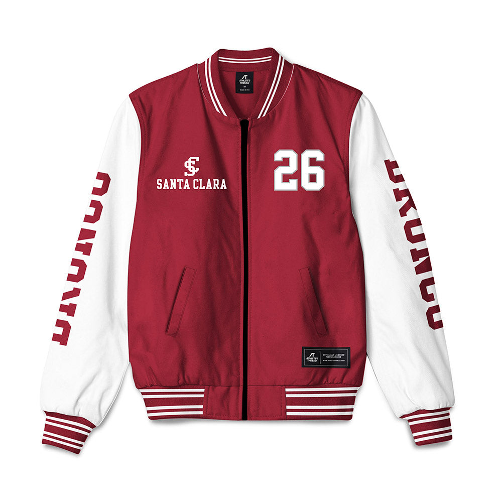 SCU - NCAA Softball : Taryn Clements - Bomber Jacket