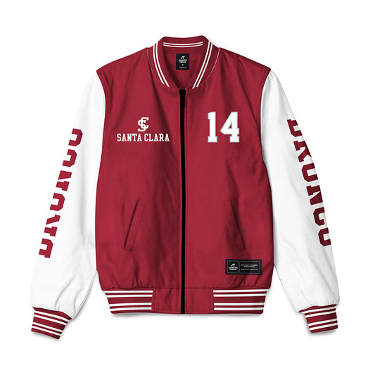 SCU - NCAA Women's Water Polo : Megan Chambliss - Bomber Jacket