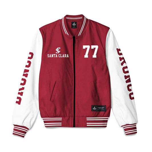 SCU - NCAA Softball : Ellison Schroeder - Bomber Jacket-0