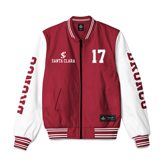 SCU - NCAA Men's Water Polo : Kyto Fraley - Bomber Jacket