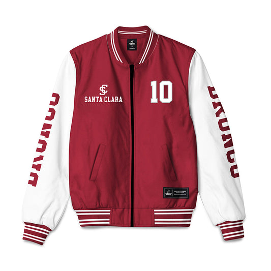 SCU - NCAA Baseball : Hunter Fujimoto - Bomber Jacket-0