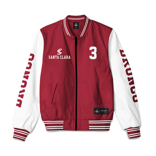 SCU - NCAA Men's Basketball : Francis Chukwudebelu - Bomber Jacket-0