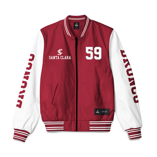 SCU - NCAA Softball : Sofia Zavarella - Bomber Jacket-0