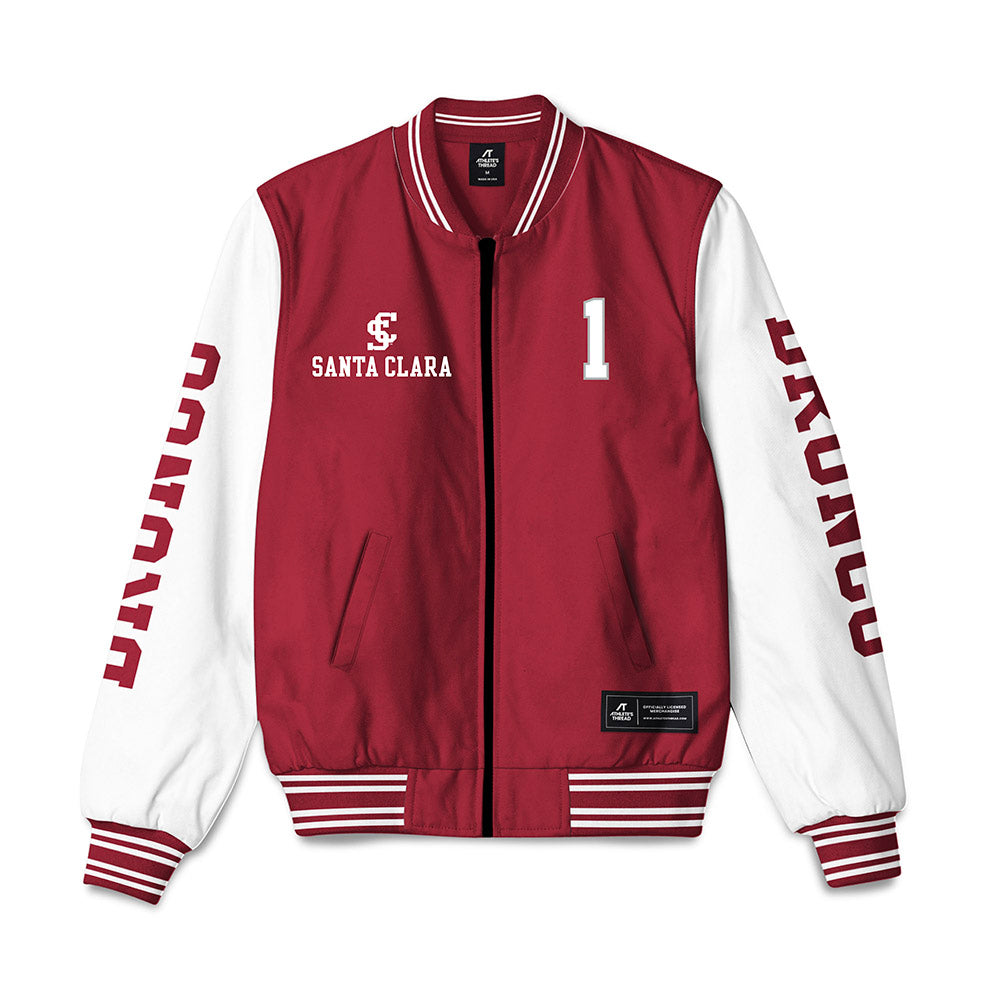 SCU - NCAA Women's Soccer : Amaris Franco - Bomber Jacket-0