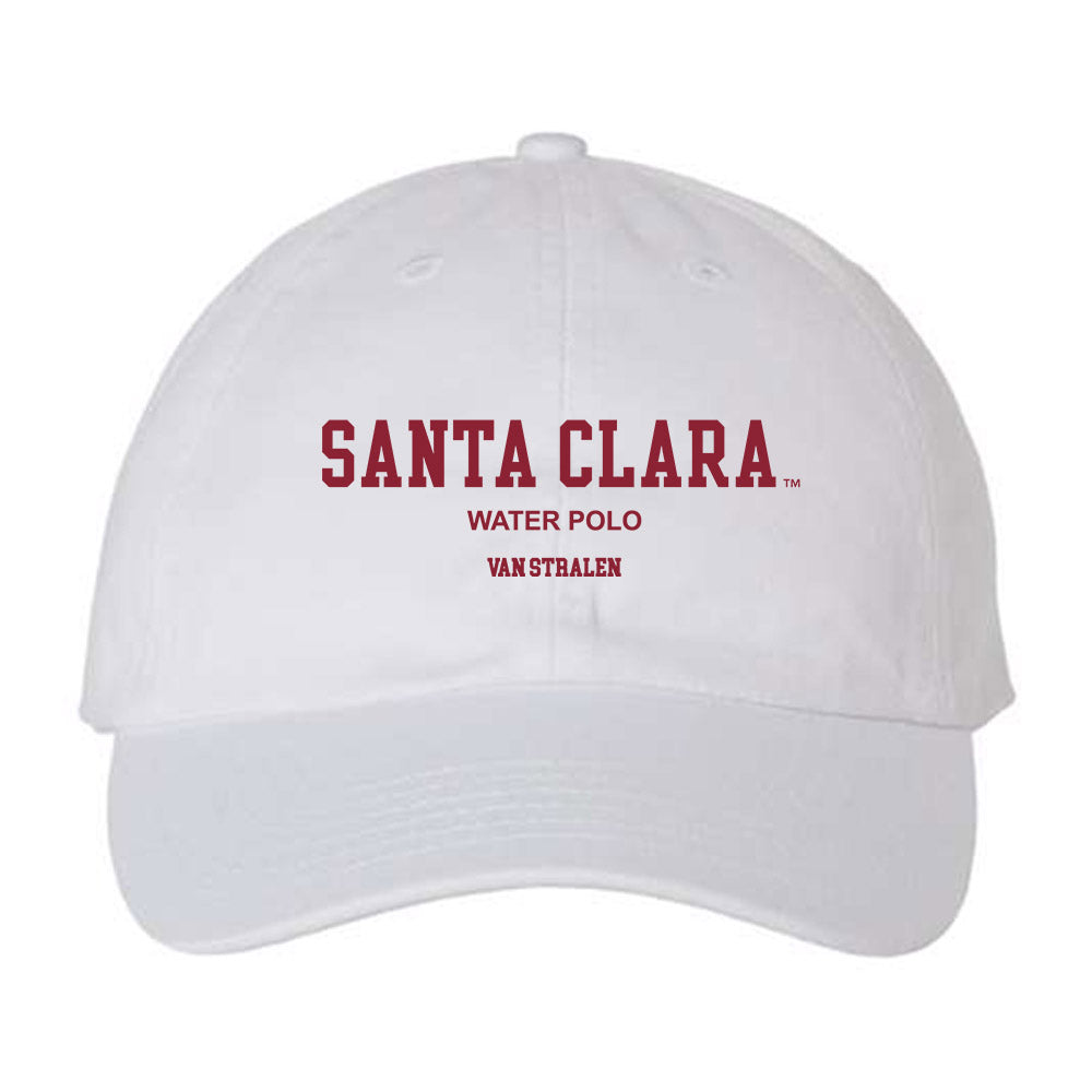 SCU - NCAA Men's Water Polo : Owen Van Stralen - Dad Hat-0