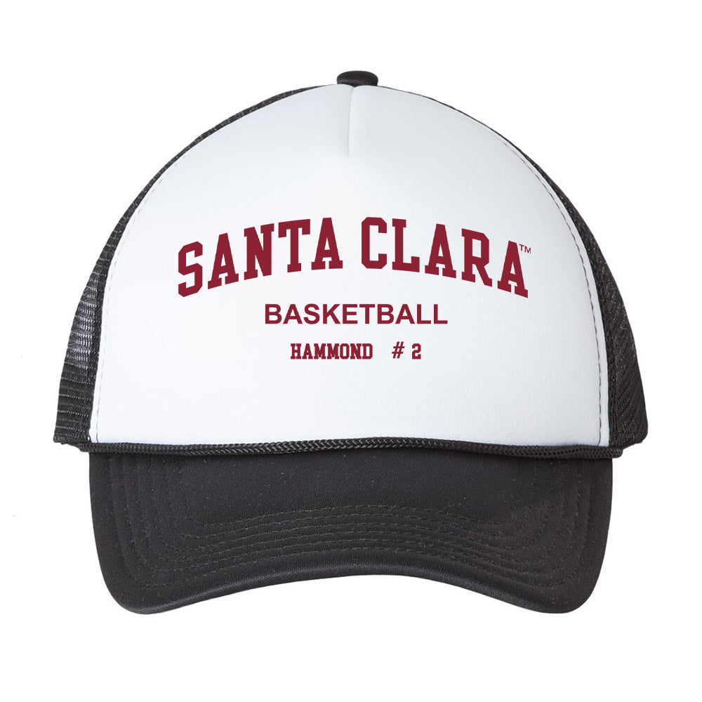 SCU - NCAA Men's Basketball : Christian Hammond - Trucker Hat