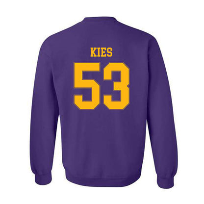 Northern Iowa - NCAA Football : Jarrett Kies - Classic Shersey Crewneck Sweatshirt-1