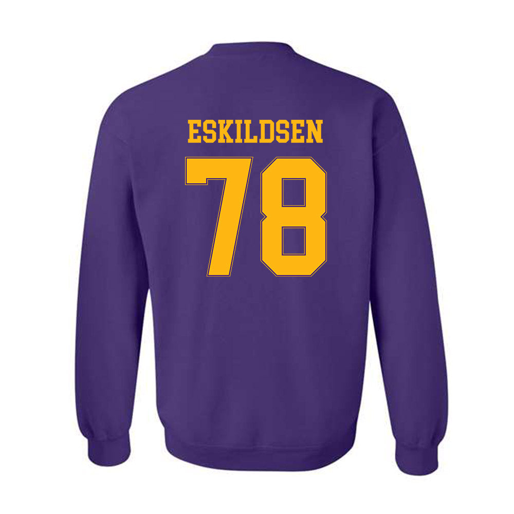 Northern Iowa - NCAA Football : Colby Eskildsen - Classic Shersey Crewneck Sweatshirt-1